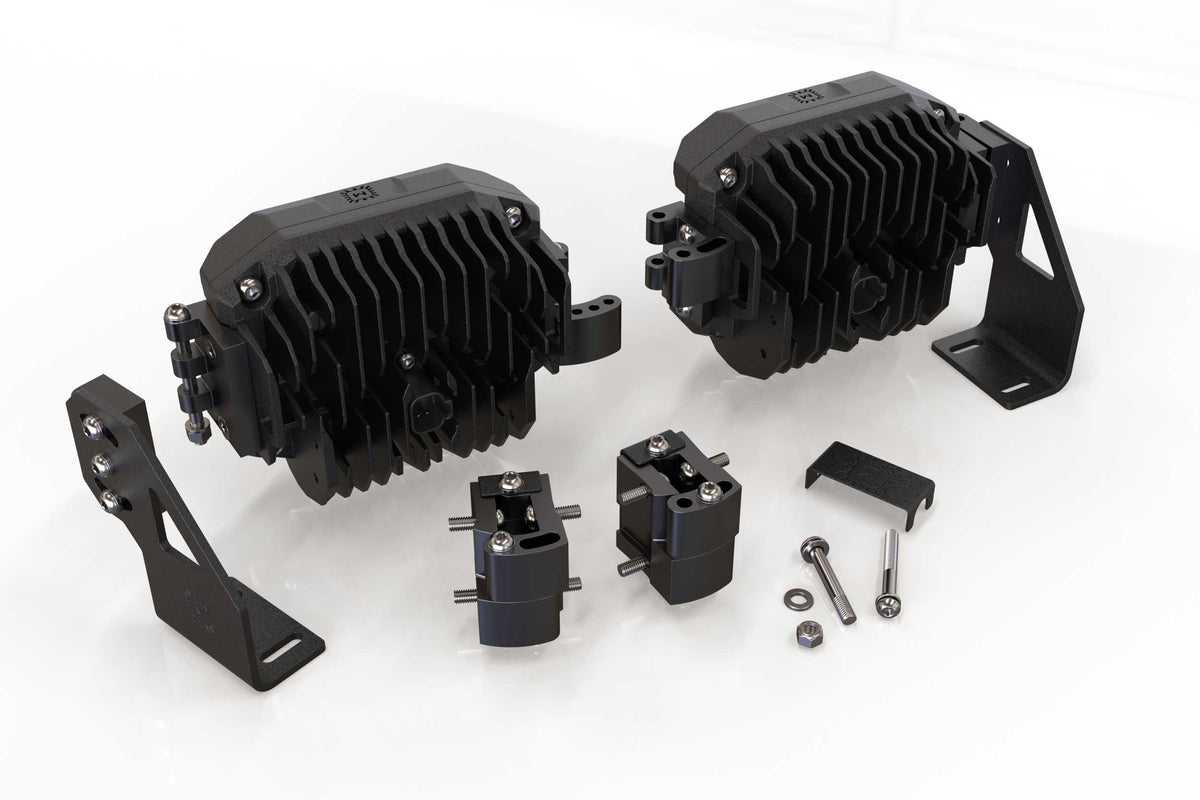 Morimoto BangerBar mounting feet and support leg