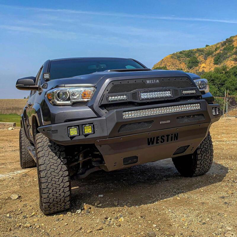 Westin Pro-Mod Front Bumper, Textured Black, fits Toyota Tacoma