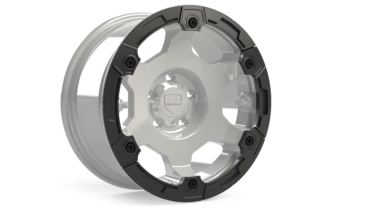 TeraFlex Modular Rash Ring Kit W/ Hardware - Black (6-Spoke)