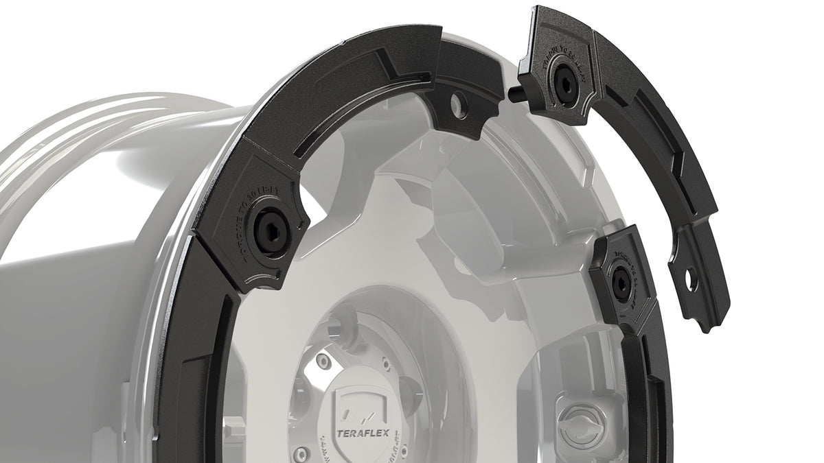 TeraFlex Modular Rash Ring Kit W/ Hardware - Black (6-Spoke)