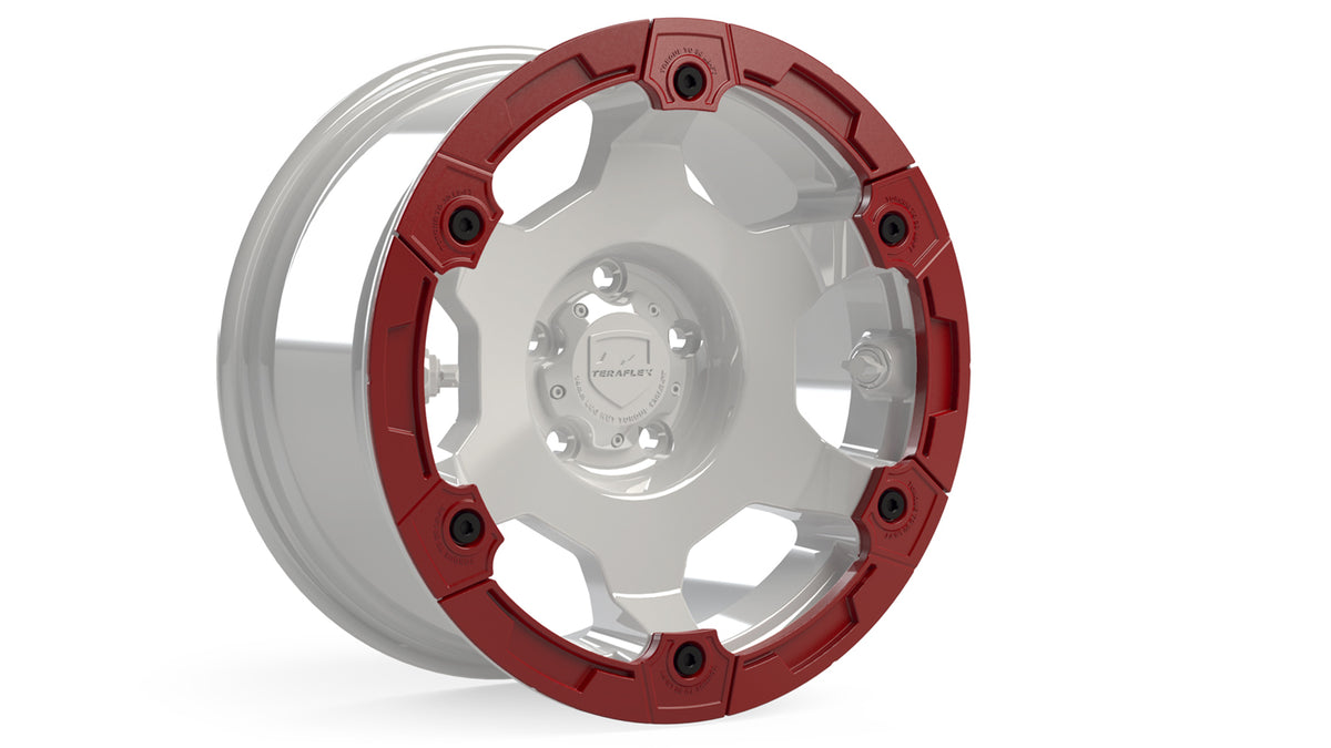TeraFlex Modular Rash Ring Kit W/ Hardware - Red (6-Spoke)