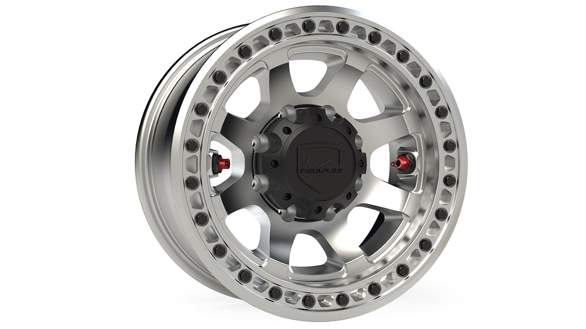 TeraFlex Olympus Beadlock Off-Road Wheel - 8x6.5" -25mm - Machined