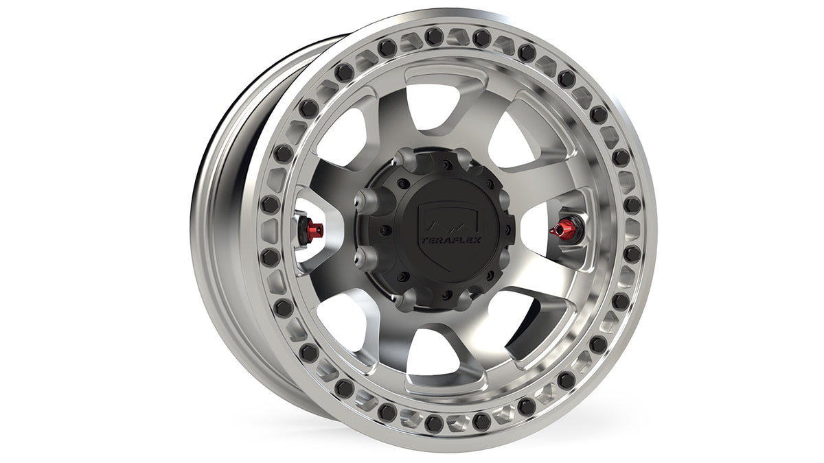 TeraFlex Olympus Beadlock Off-Road Wheel - 8x6.5" -12mm - Machined