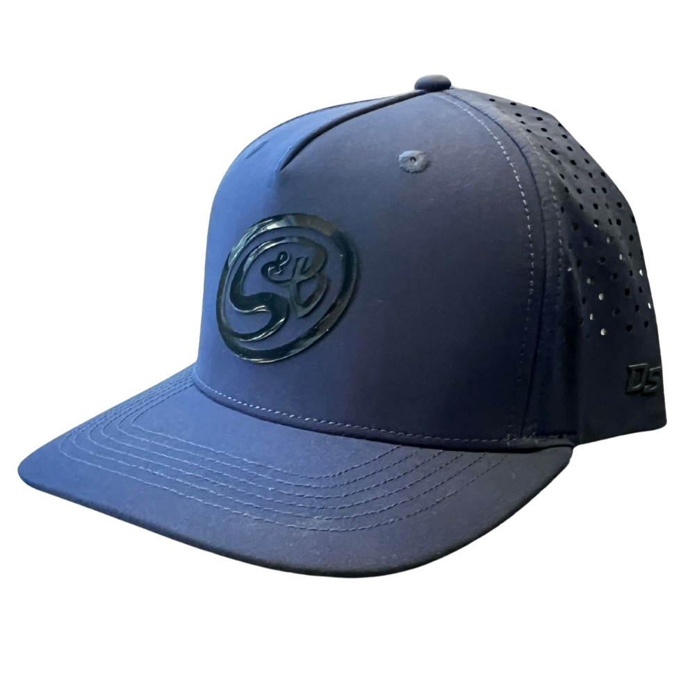 S&B Blue Performance Snapback Hat