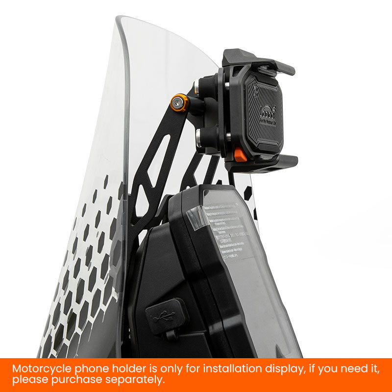 LOBOO Navigation Bracket for Ducati DesertX (2023+) – CNC Aluminum & Stainless Steel Mount