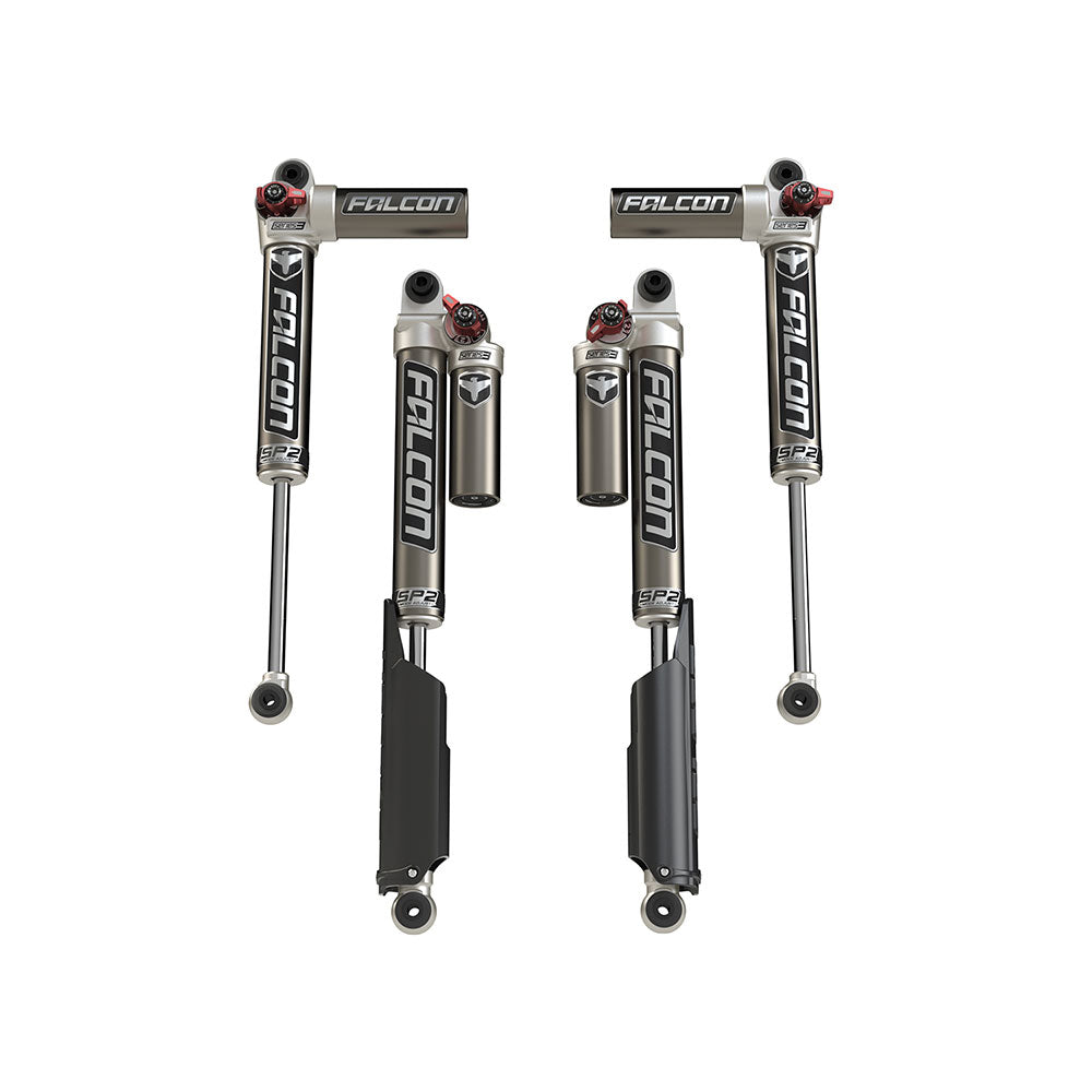 JL 4dr: Falcon SP2 3.3 Fast Adjust Piggyback Shock Kit (0-1.5" Lift)