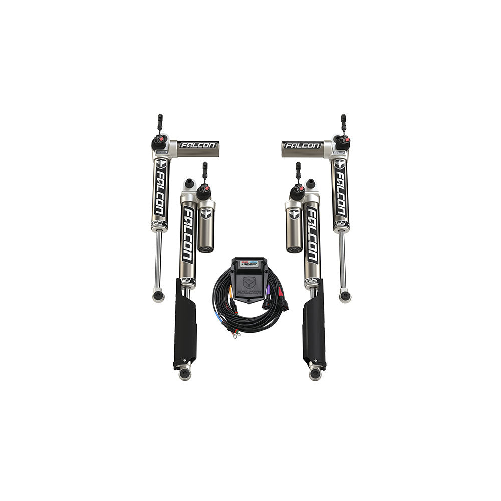 JL 4dr: Falcon SP2 3.5 e-Adjust Piggyback Shock Kit (0-1.5" Lift)