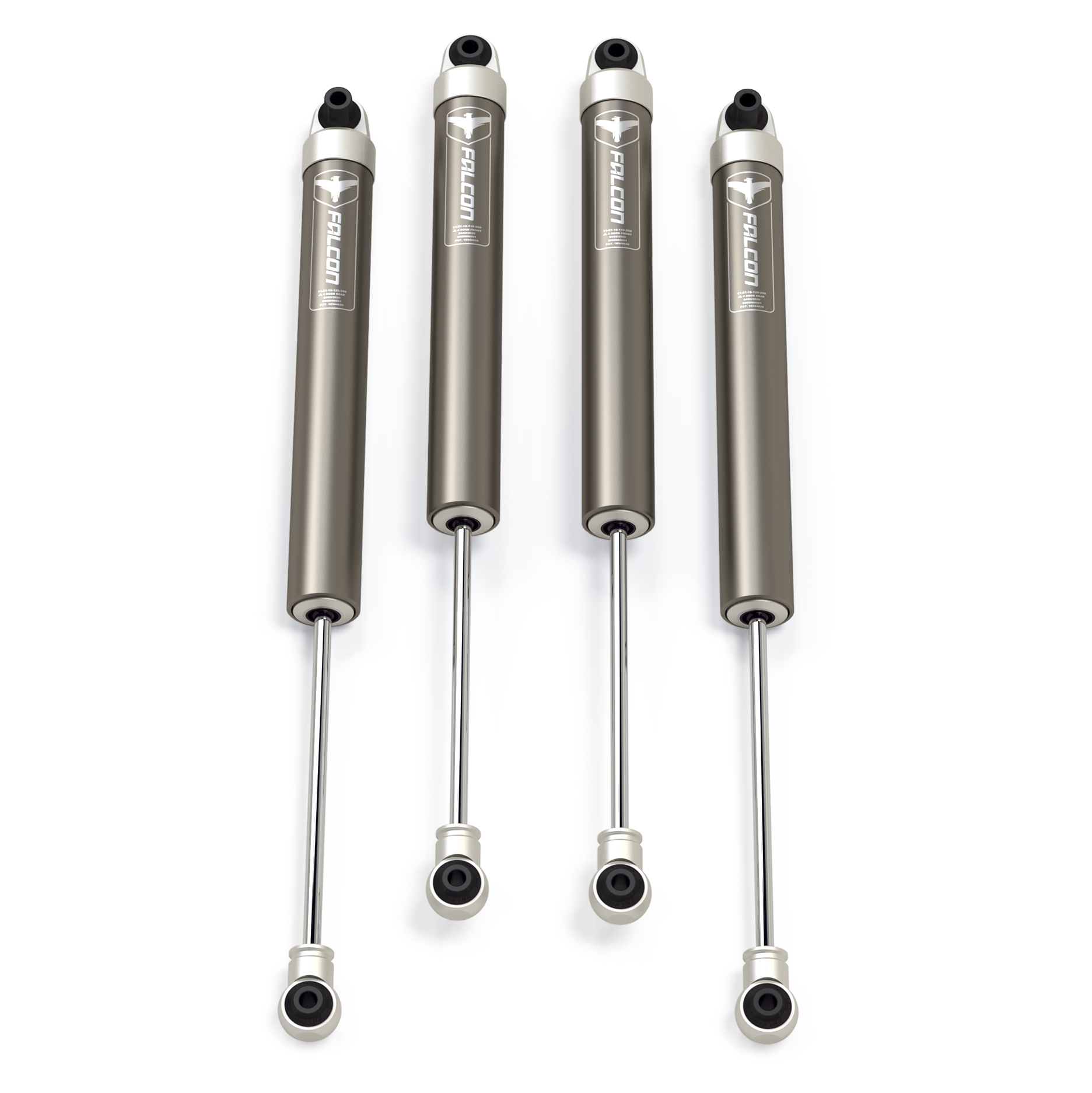 JL 4dr: Falcon SP2 3.5 Electronic Piggyback Shock Kit (2-4.5" Lift)