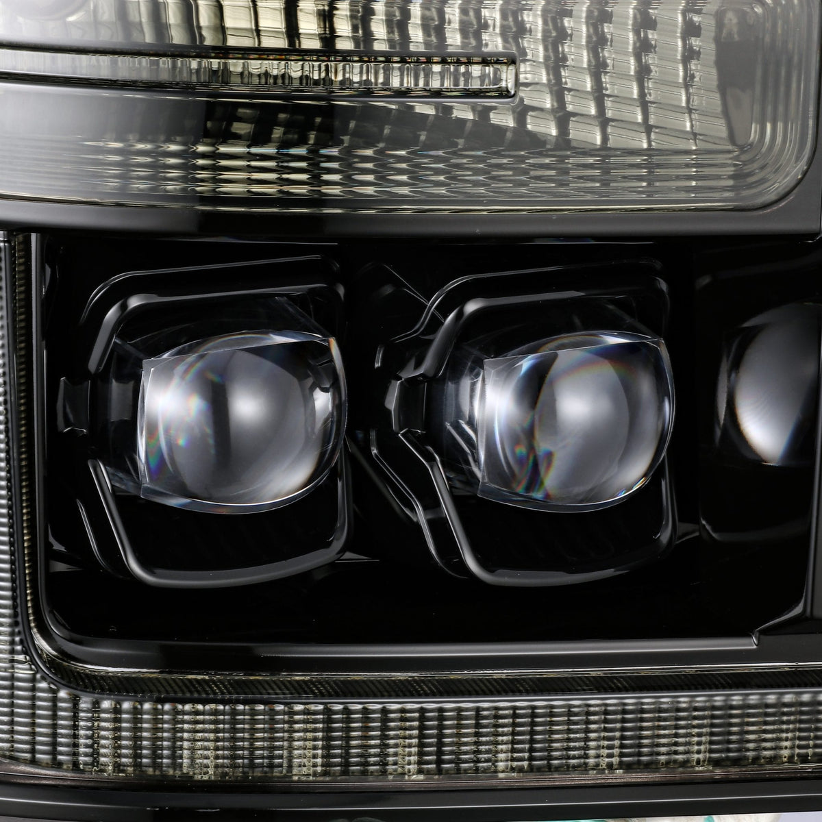 AlphaRex NOVA-Series LED Projector Headlights for Ford Super Duty - Alpha-Black