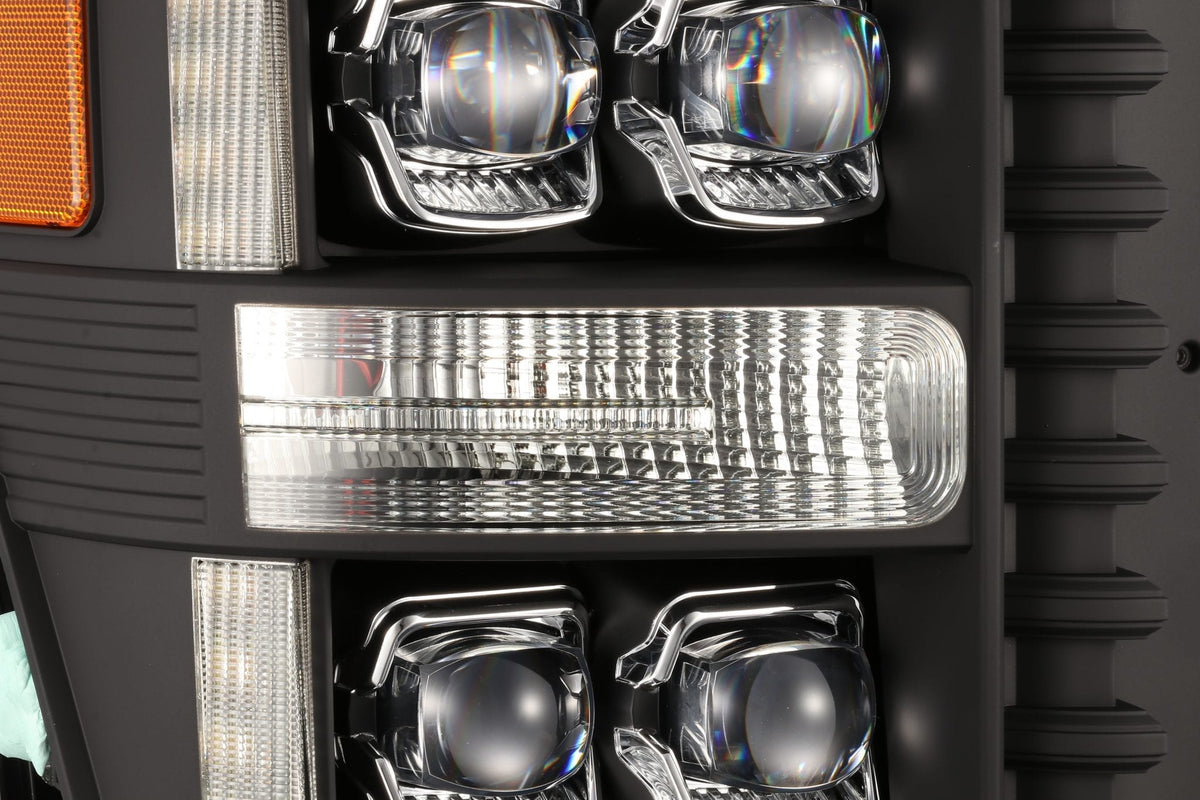 AlphaRex NOVA-Series LED Projector Headlights for Ford Super Duty - Black