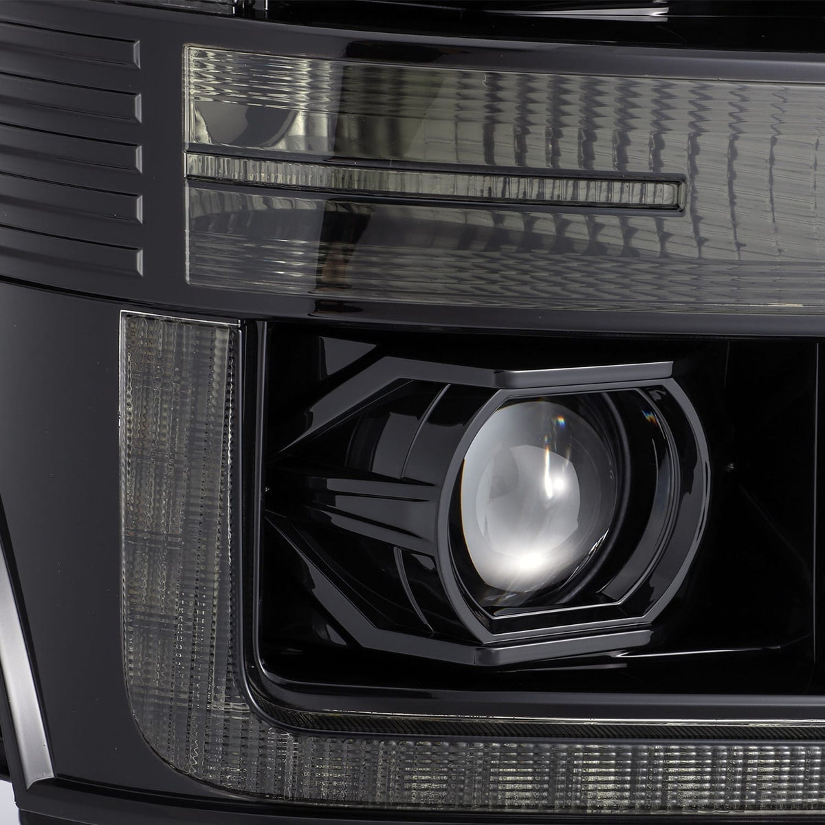 AlphaRex PRO-Series Halogen Projector Headlights for Ford Super Duty - Alpha-Black