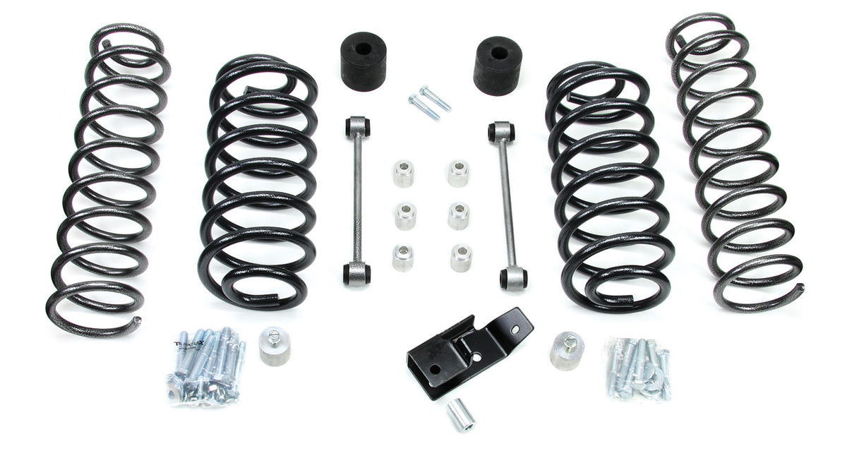 TeraFlex TJ 4-inch coil spring base lift kit for Jeep Wrangler TJ