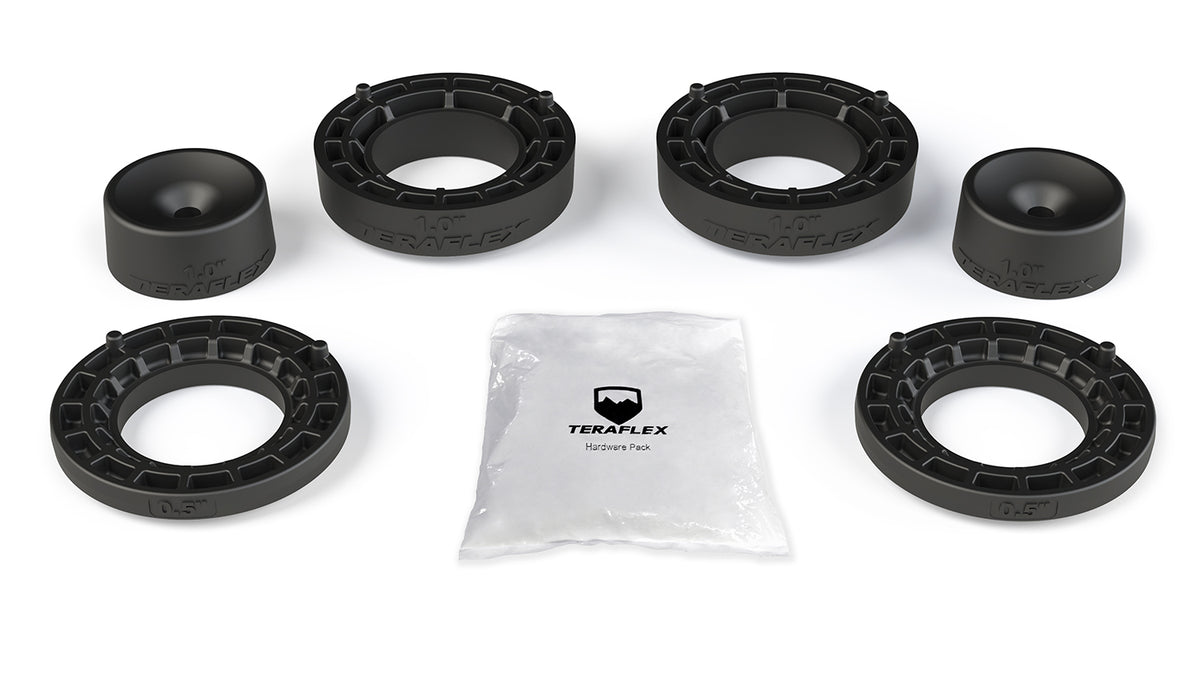 TeraFlex JT: 1.5" Performance Spacer Leveling Kit - No Shocks