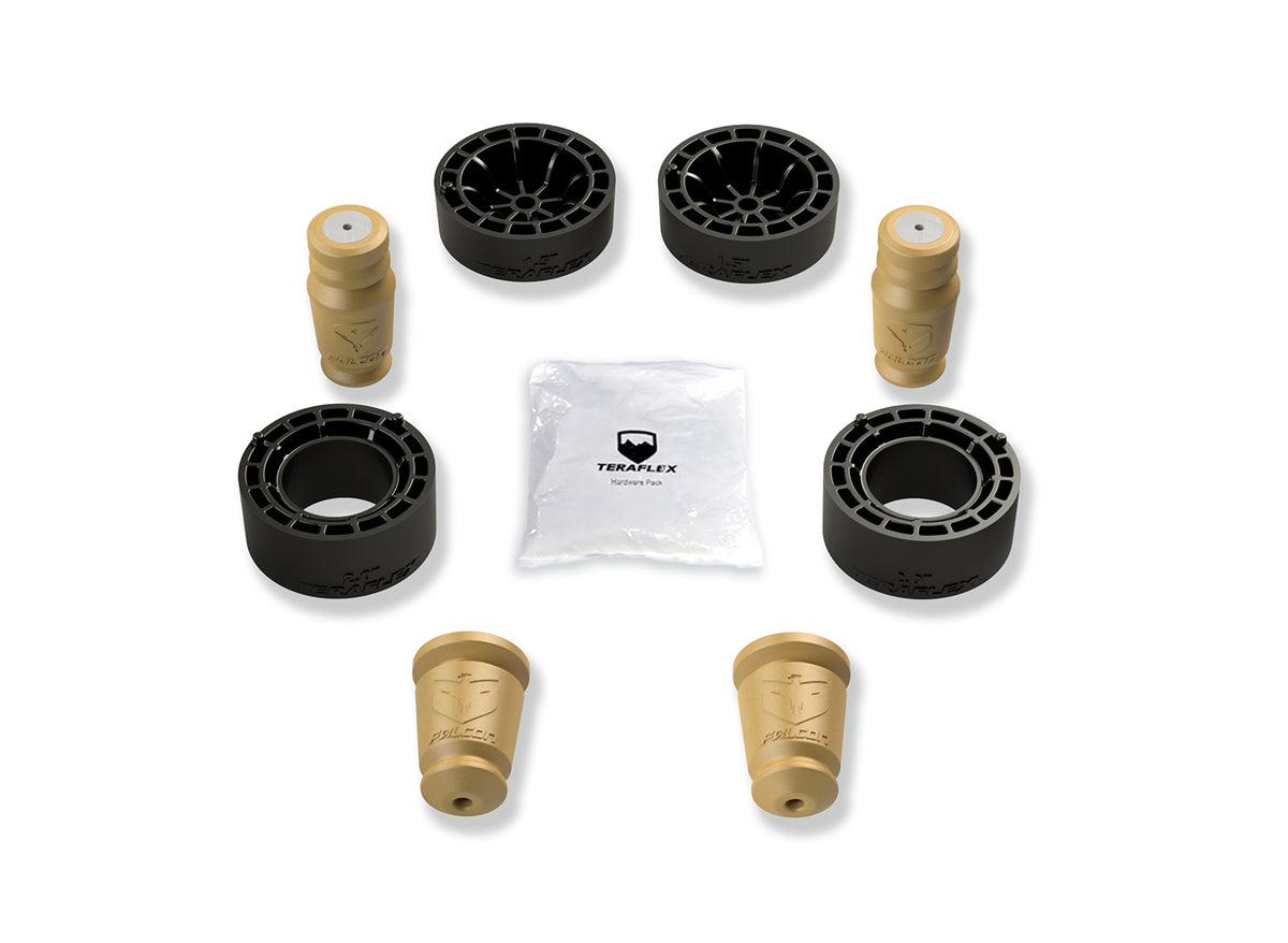 TeraFlex JL 4dr: 1.5" Sport ST1 Spacer Lift System - No Shocks