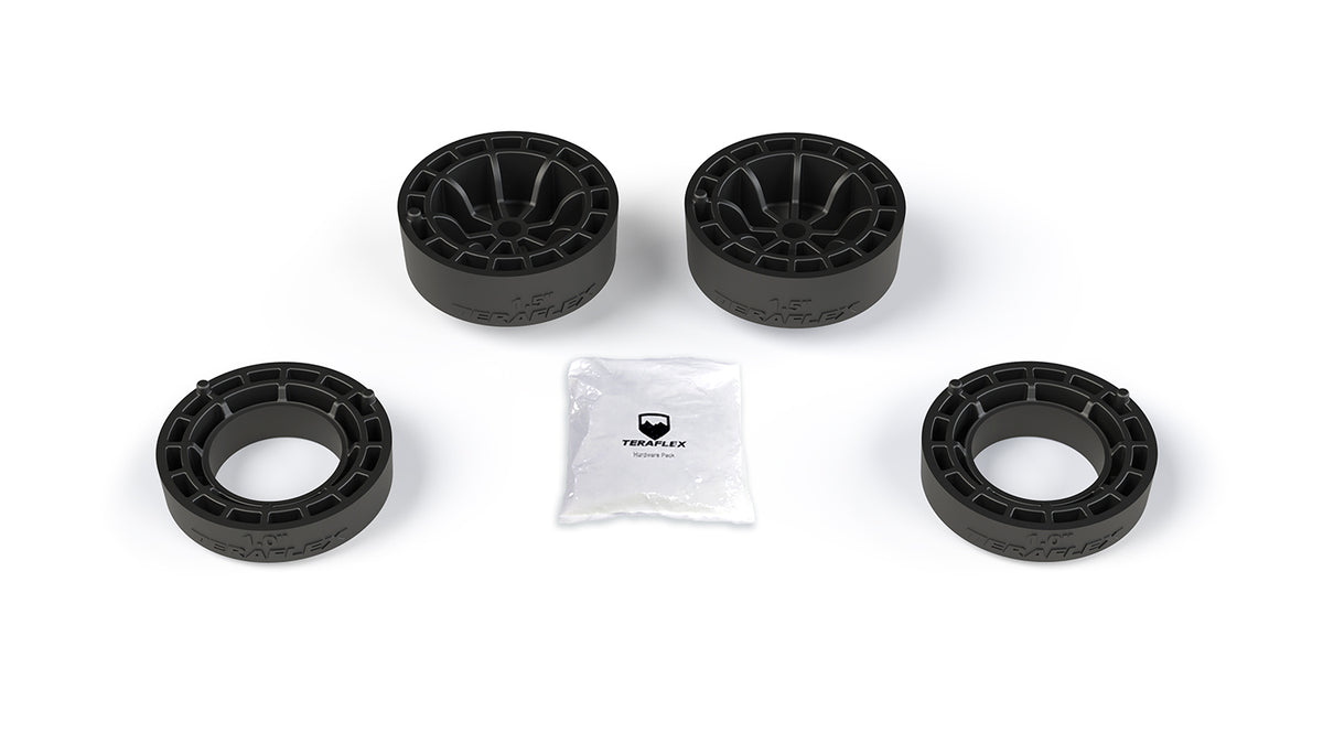 TeraFlex JL 2dr: 1.5" Performance Spacer Lift Kit - No Shocks