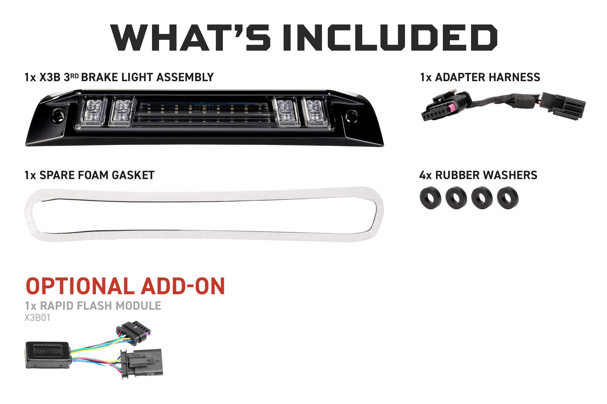 Morimoto Ram 1500 (19-26) X3B LED Third Brake Light