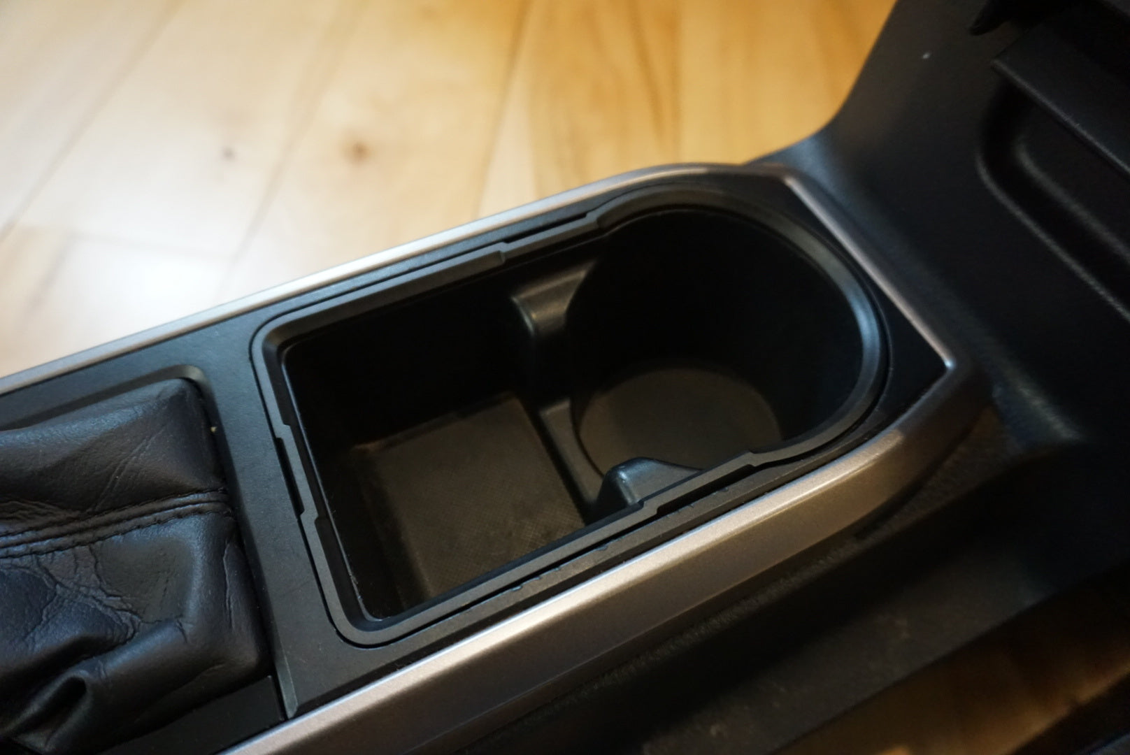 AJT DESIGN Cup Holder Ring (2016-2023 Tacoma) - BLACK - SKU 00246 - off-road overland product image