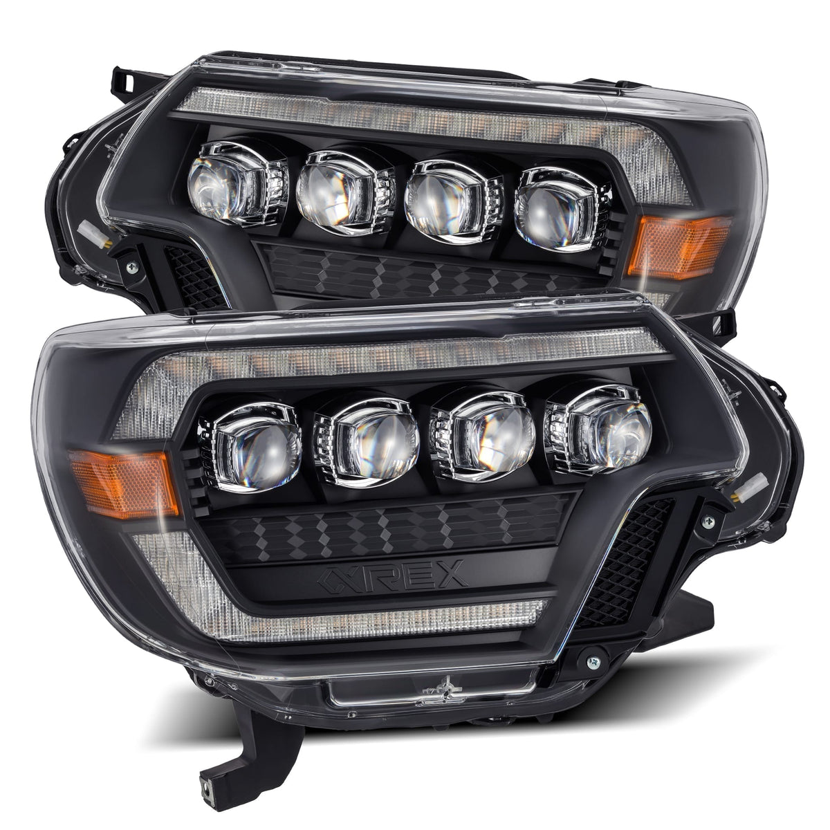 AlphaRex NOVA-Series LED Projector Headlights for Toyota Tacoma - Black