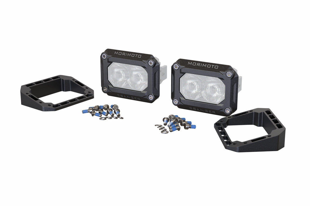 Morimoto Banger flush or angled mounting kit
