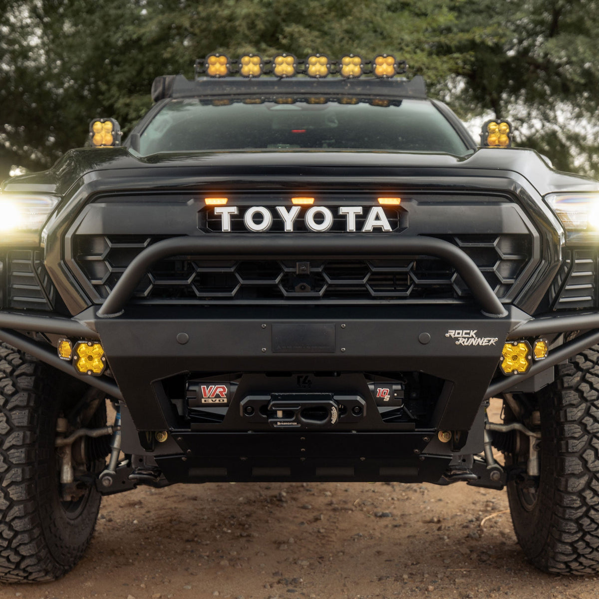 C4 Fabrication Rock Runner front bumper for 2024+ Toyota Tacoma
