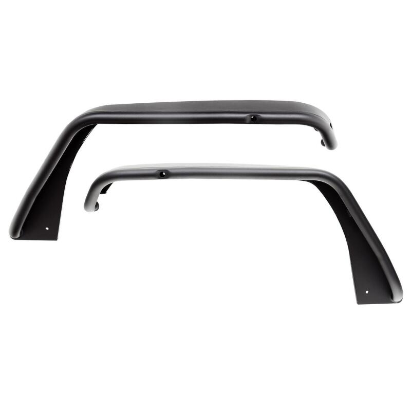 Westin Tube Fenders, Front, Textured Black, fits Jeep Wrangler