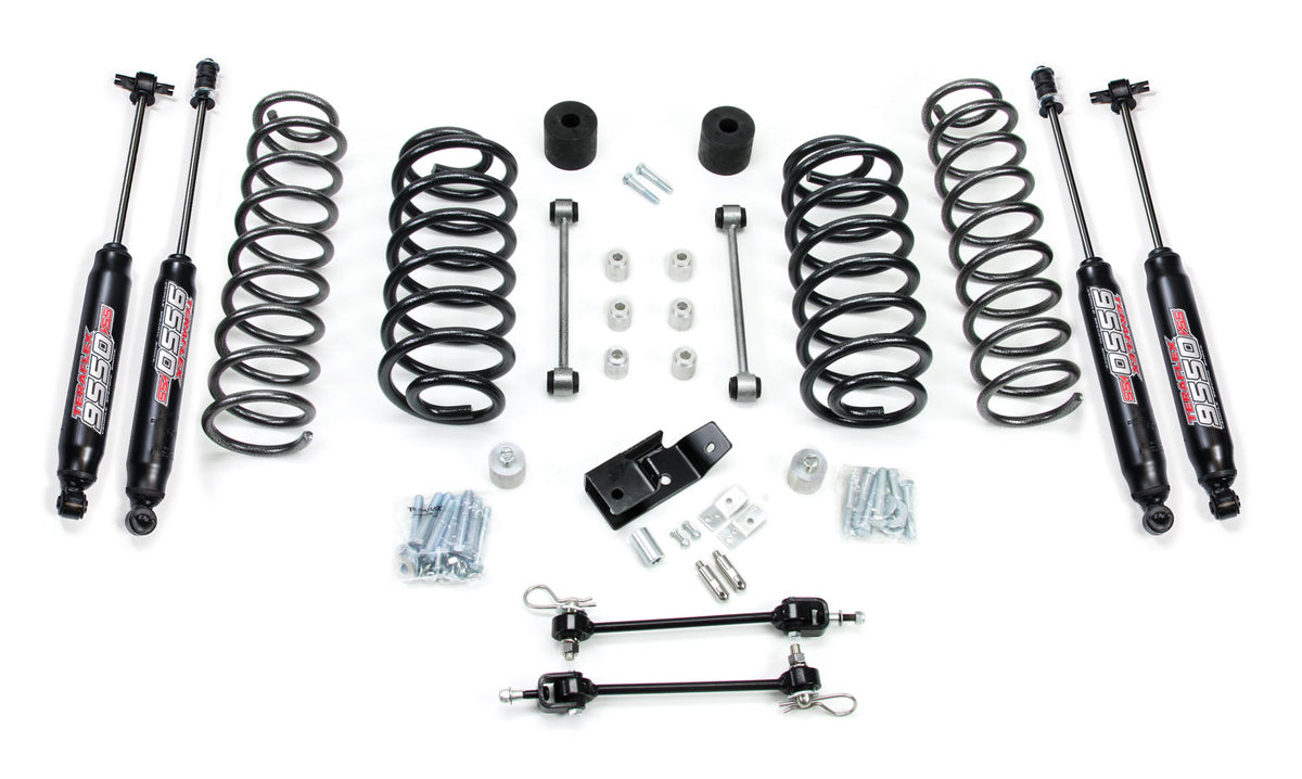 TeraFlex 3" coil spring base lift kit with quick disconnects & 9550 VSS for Jeep Wrangler TJ 1997-2006