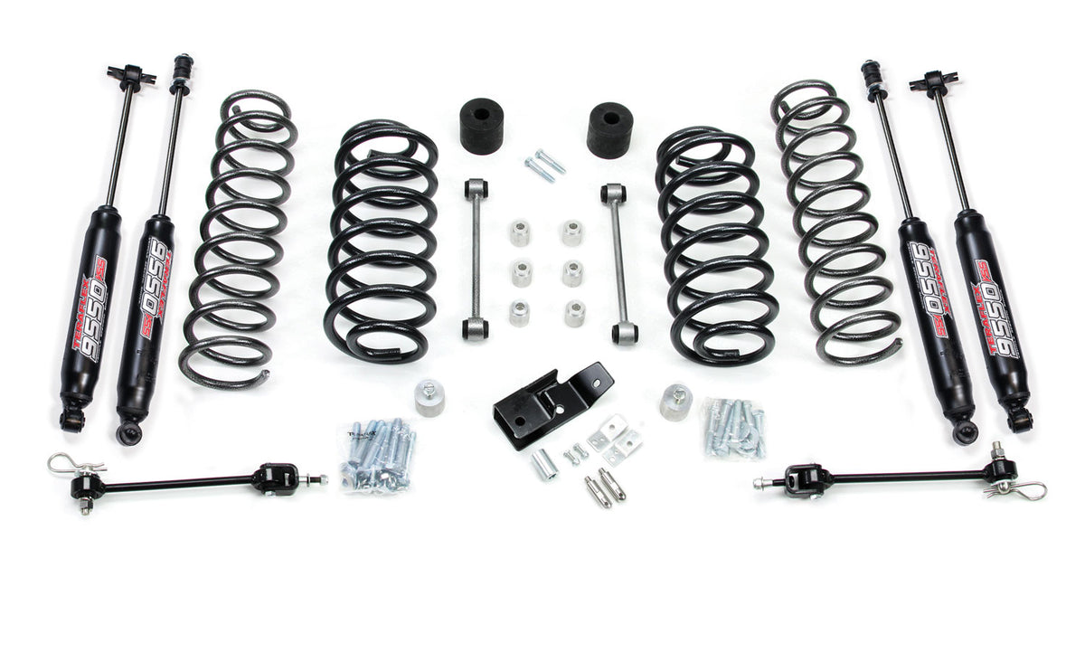 TeraFlex 4" coil spring base lift kit with quick disconnects & 9550 VSS for Jeep Wrangler TJ 1997-2006