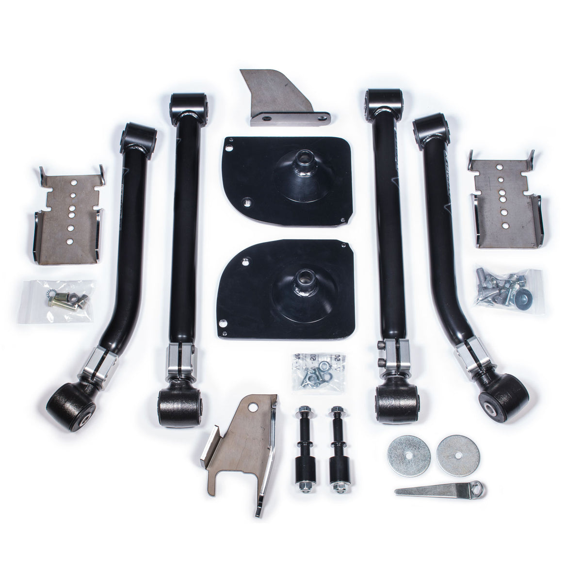 TeraFlex 2" Alpine rear stretch kit, 4-arm for Jeep Wrangler JK 2007-2018