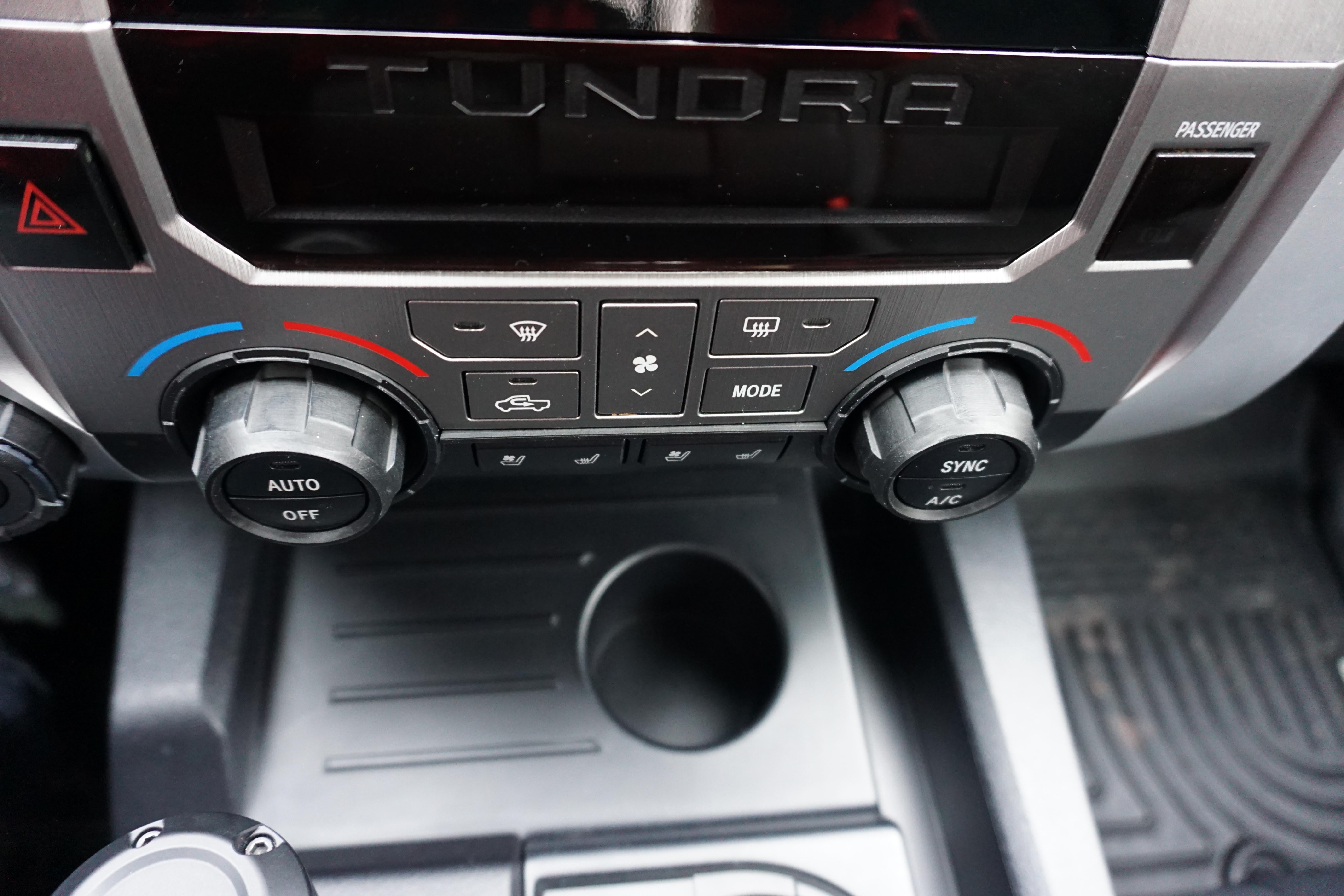 Climate Knob Trim Rings (2014-2021 Tundra) - VOODOO BLUE