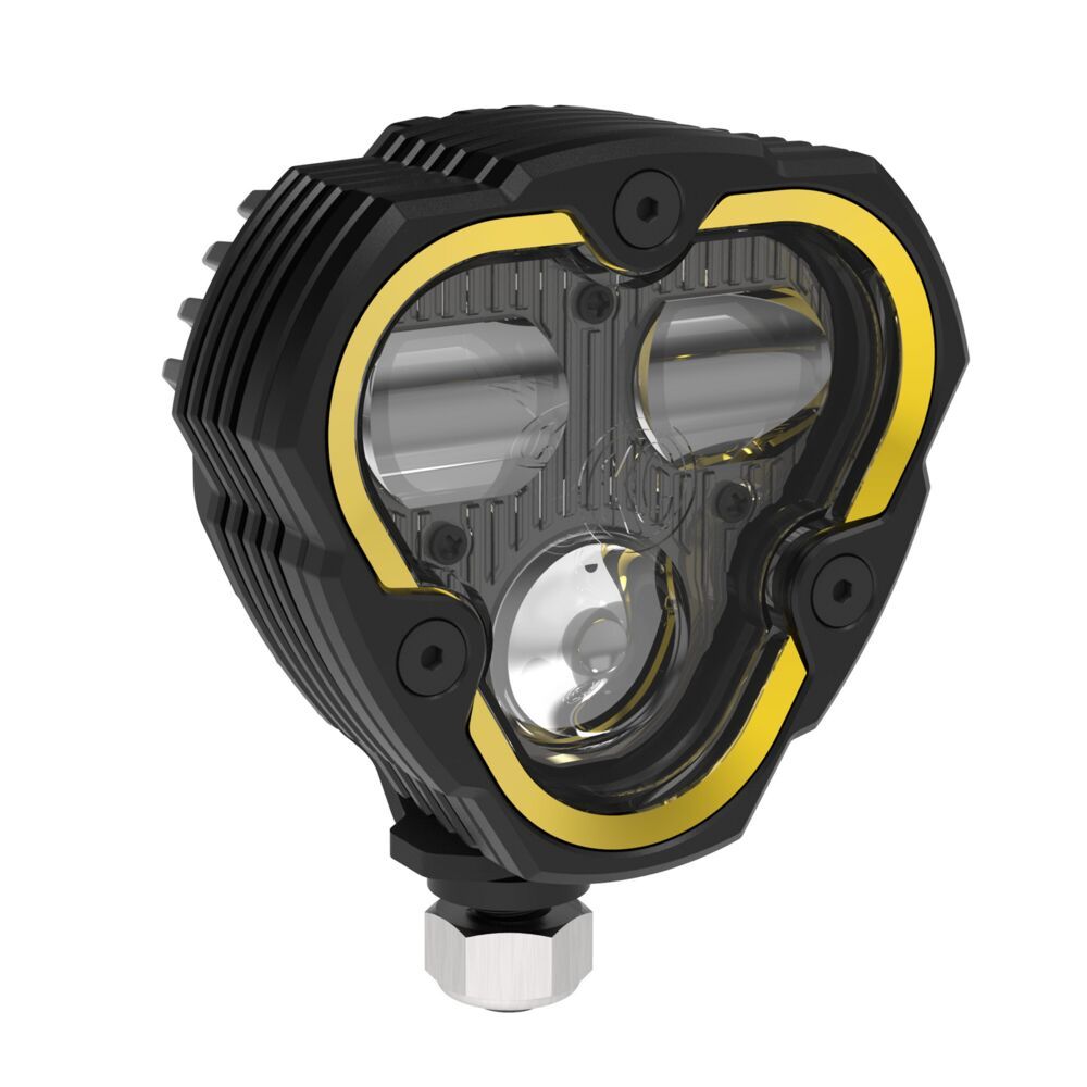 KC HiLiTES FLEX ERA® 3 Dual-Mode SAE Fog Light Pocket Kit — Jeep JK/JL/JT Steel Bumpers (97149)