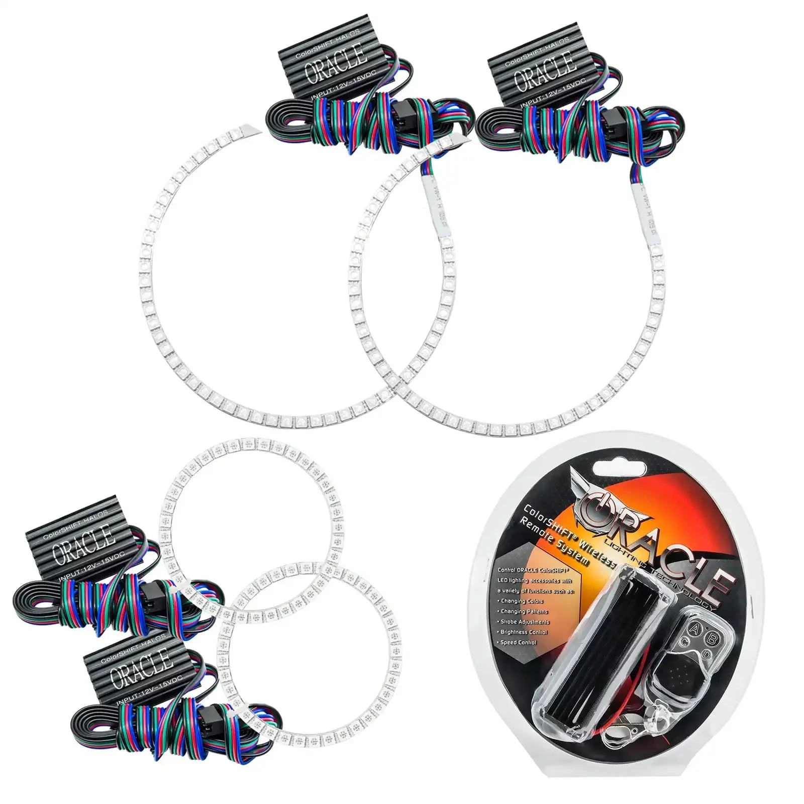 2011-2015 Mini Cooper Countryman LED Headlight Halo Kit with RF Controller