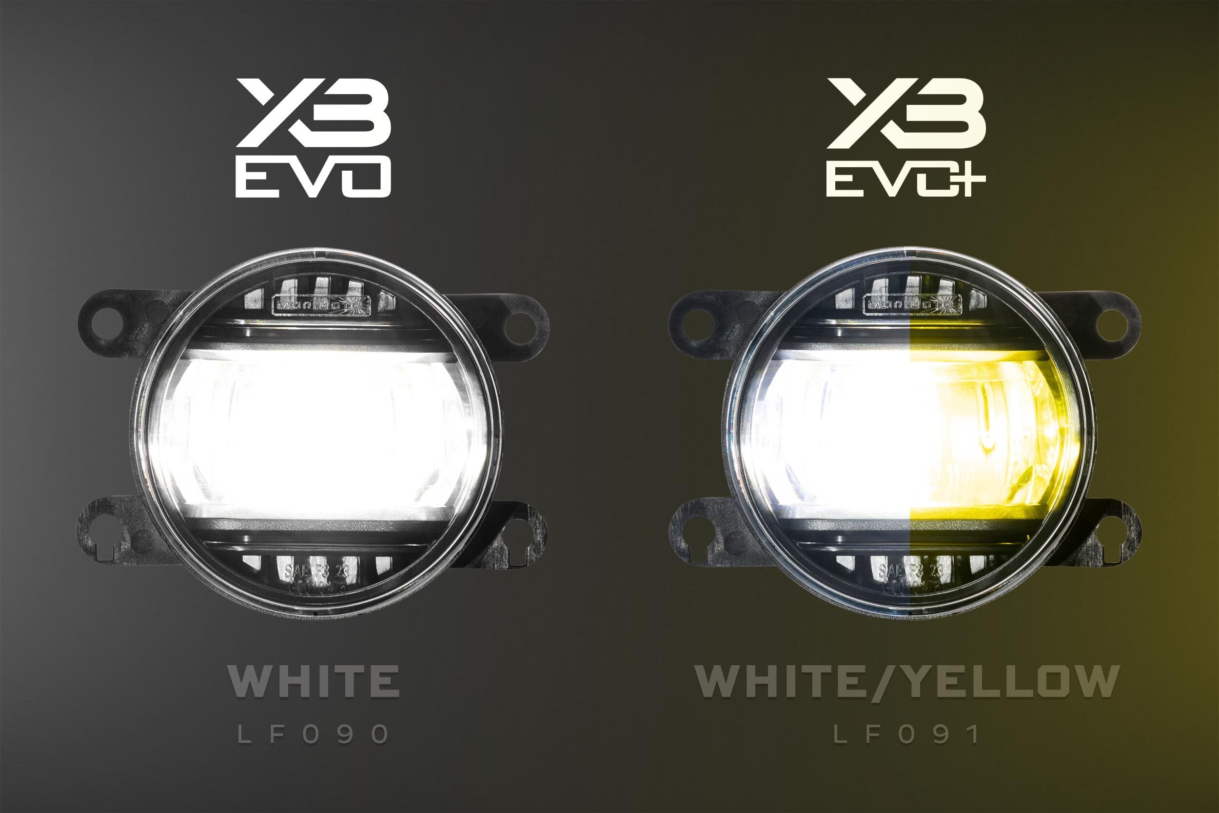 Morimoto Ford (3in Round) XB Evo+ LED Fog Lights