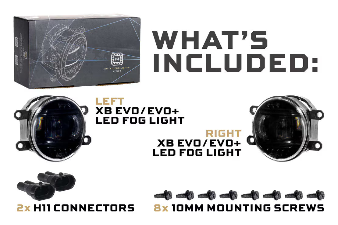 Morimoto Toyota 4Runner (10-24) XB Evo+ LED Fog Lights