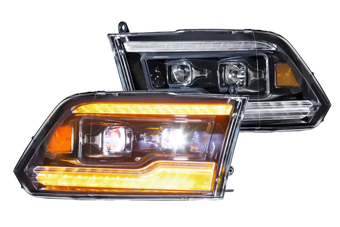 Morimoto Ram 1500 Classic (19-24) XB LED Headlights (White or Amber)