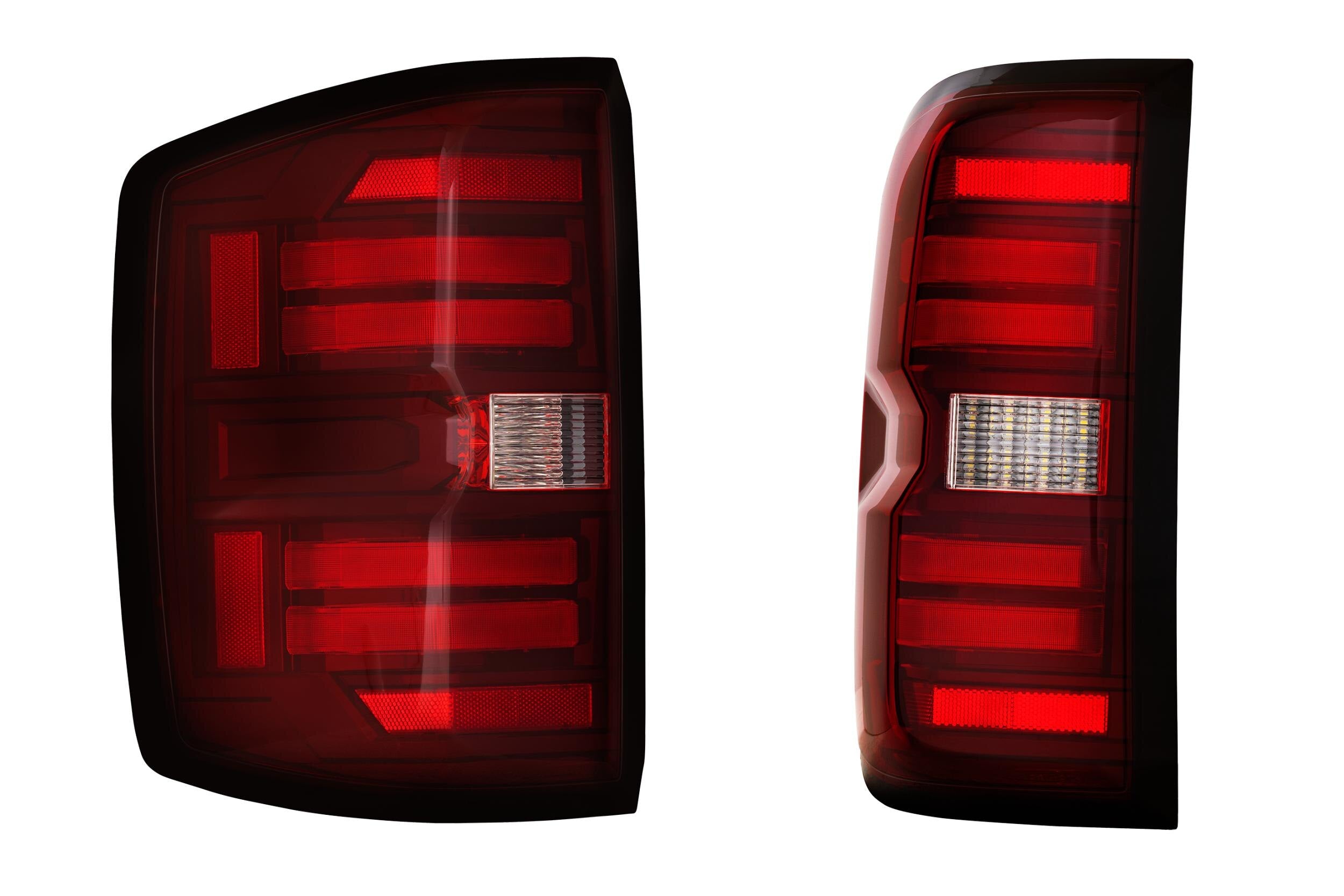 Morimoto GMC Sierra (15-19) 3500HD Dually XB LED Tail Lights (Red)
