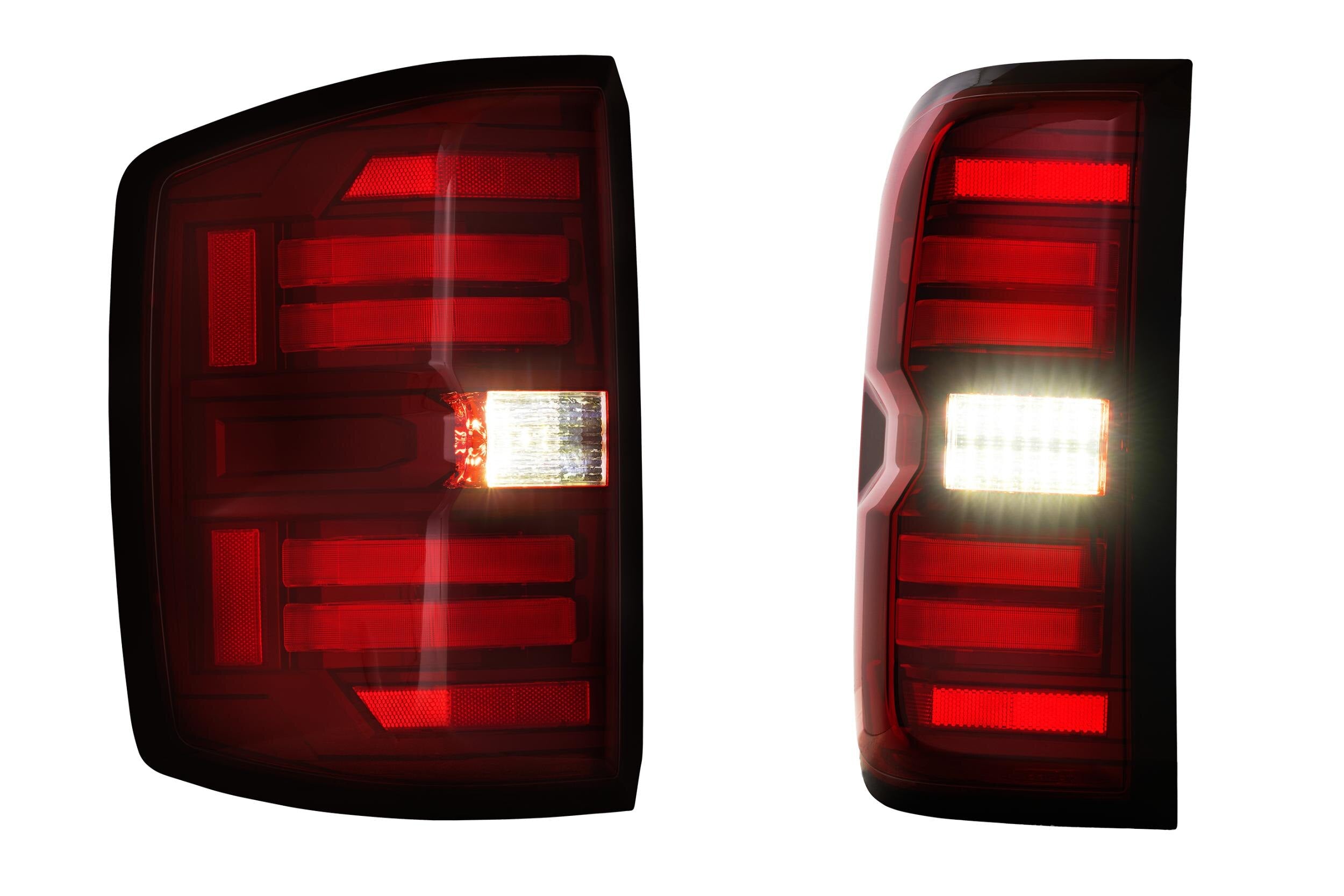Morimoto GMC Sierra (15-19) 3500HD Dually XB LED Tail Lights (Red)