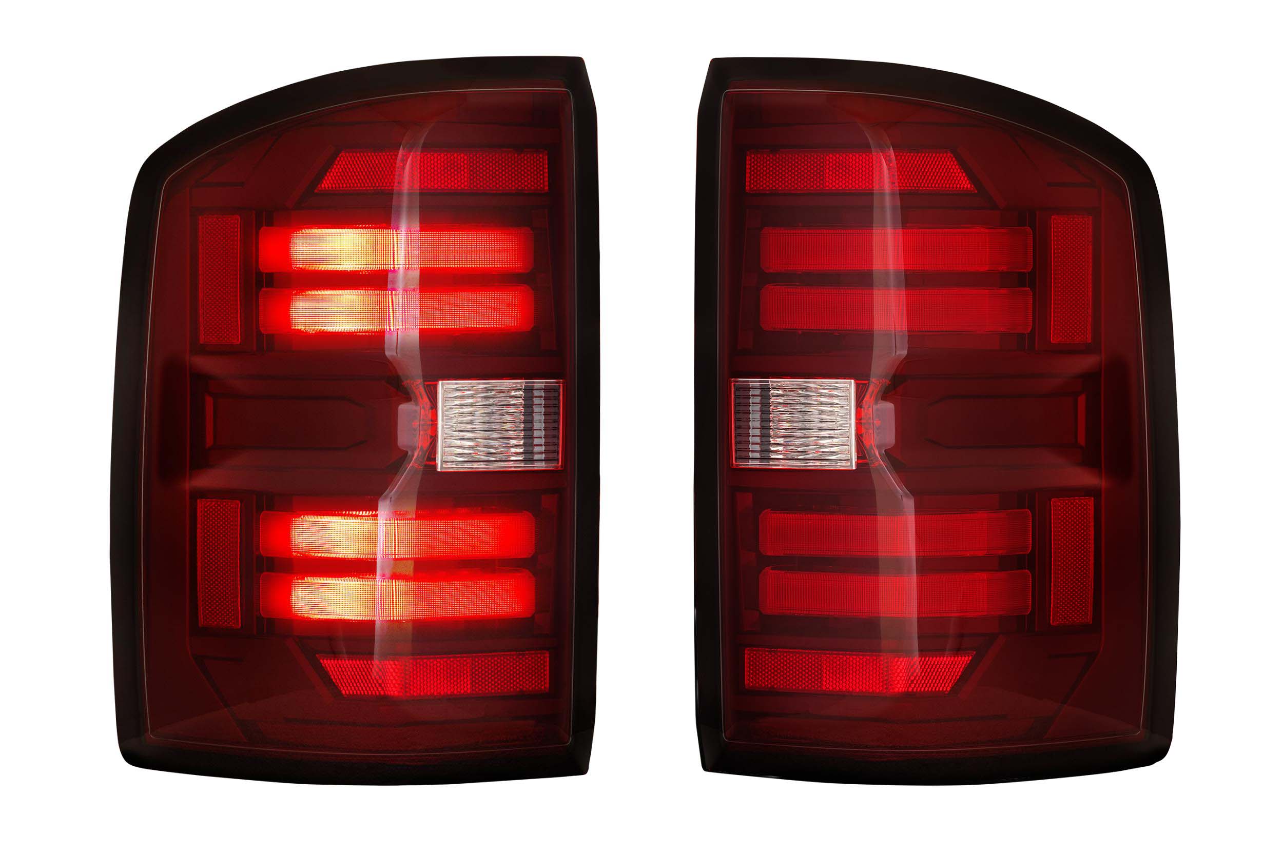 Morimoto GMC Sierra (15-19) 2500HD / 3500HD XB LED Tail Lights (Red)