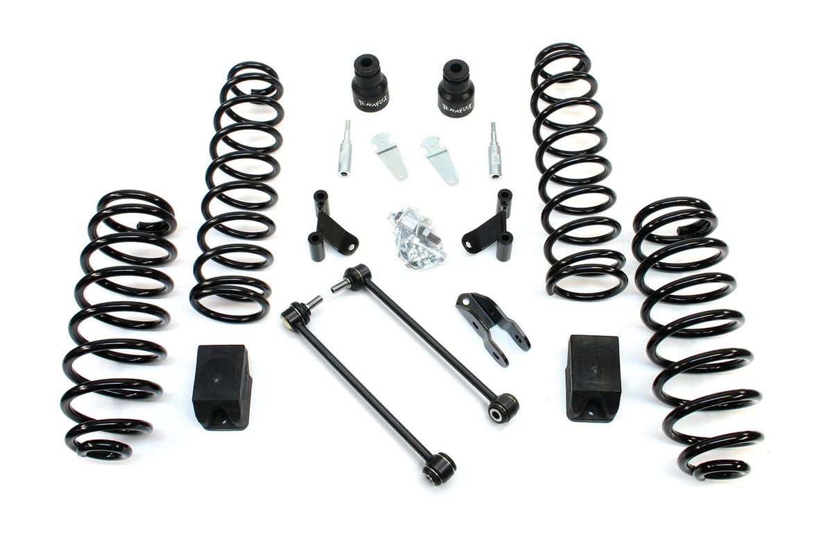 TeraFlex 2.5" coil spring base lift kit & shock extensions for Jeep Wrangler JK 2-door 2007-2018