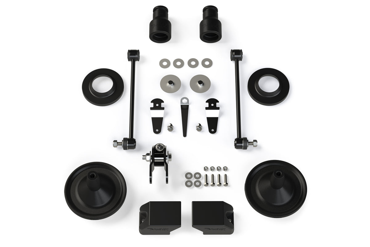TeraFlex 2.5" performance spacer lift kit, no shocks for Jeep Wrangler JK 2007-2018