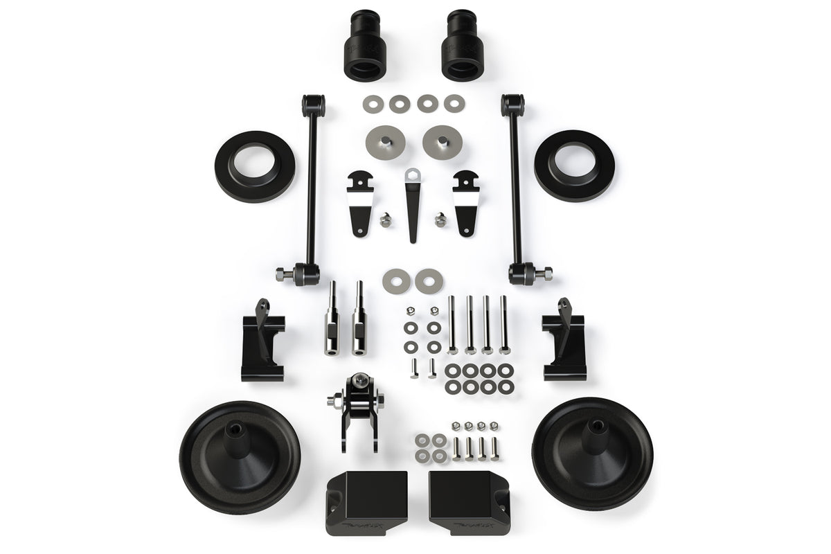 TeraFlex 2.5" performance spacer lift kit & shock extensions for Jeep Wrangler JK 2007-2018