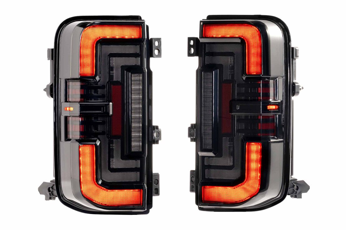Morimoto Ford Bronco (2021+) XB LED Low Profile Tail Lights (Smoked or Red)