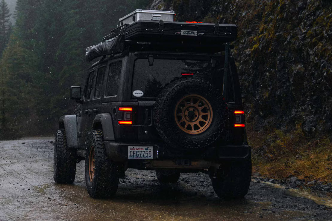 Morimoto Jeep Wrangler JL (2018+) XB LED Low Profile Tail Lights (Smoked or Red)