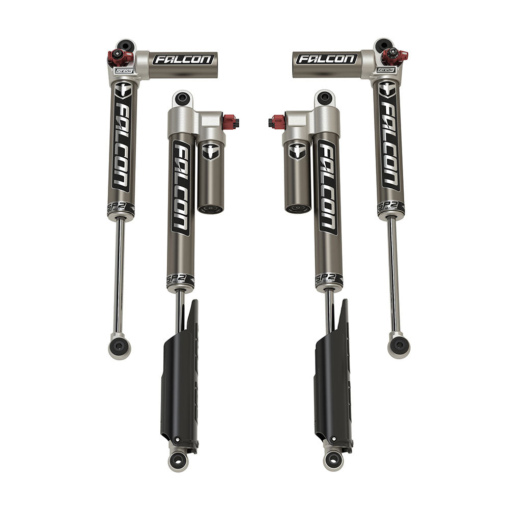 JT: Falcon SP2 3.3 Fast Adjust Piggyback Shock Kit (3.5-4.5" Lift Long-Travel)