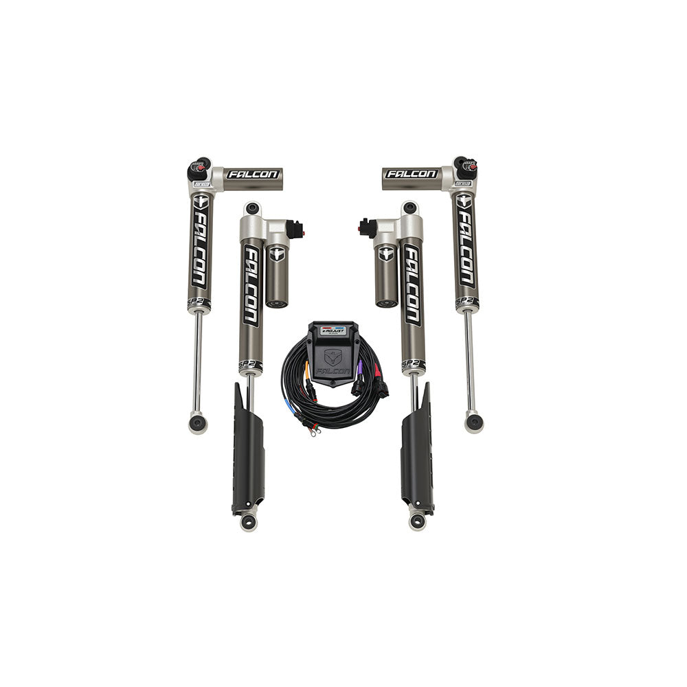 JT: Falcon SP2 3.5 e-Adjust Piggyback Shock Kit (3.5-4.5" Lift Long-Travel)