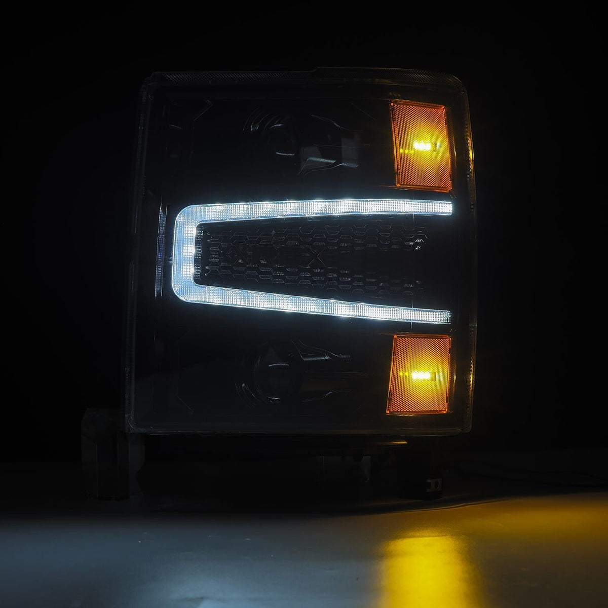 AlphaRex LUXX-Series LED Projector Headlights for Chevrolet Silverado 1500 - Alpha-Black