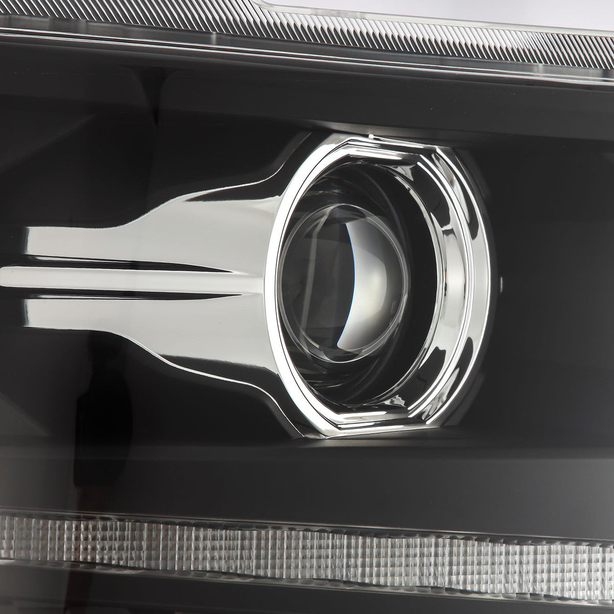 AlphaRex LUXX-Series LED Projector Headlights for Chevrolet Silverado 1500 - Black
