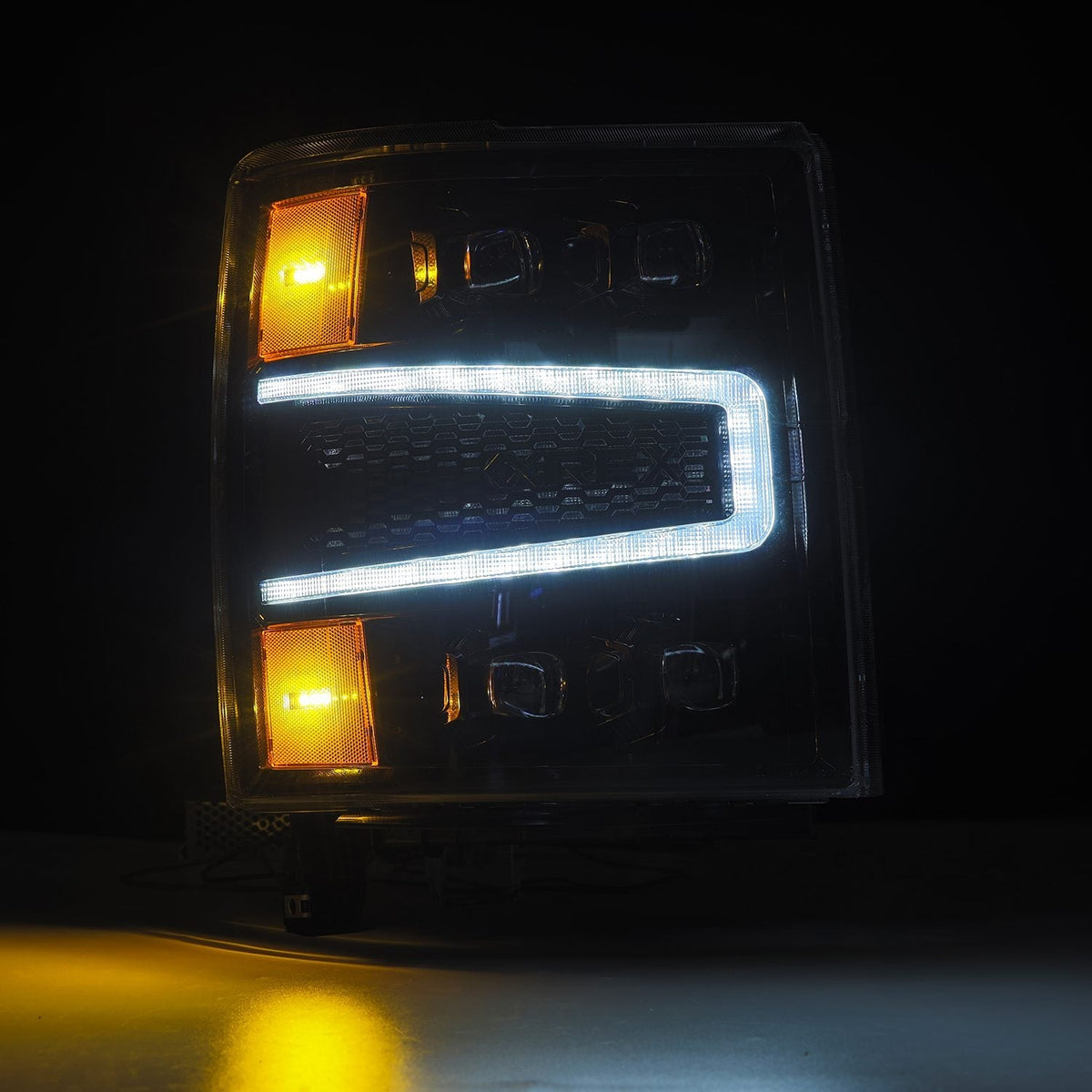 AlphaRex NOVA-Series LED Projector Headlights for Chevrolet Silverado 1500 - Alpha-Black