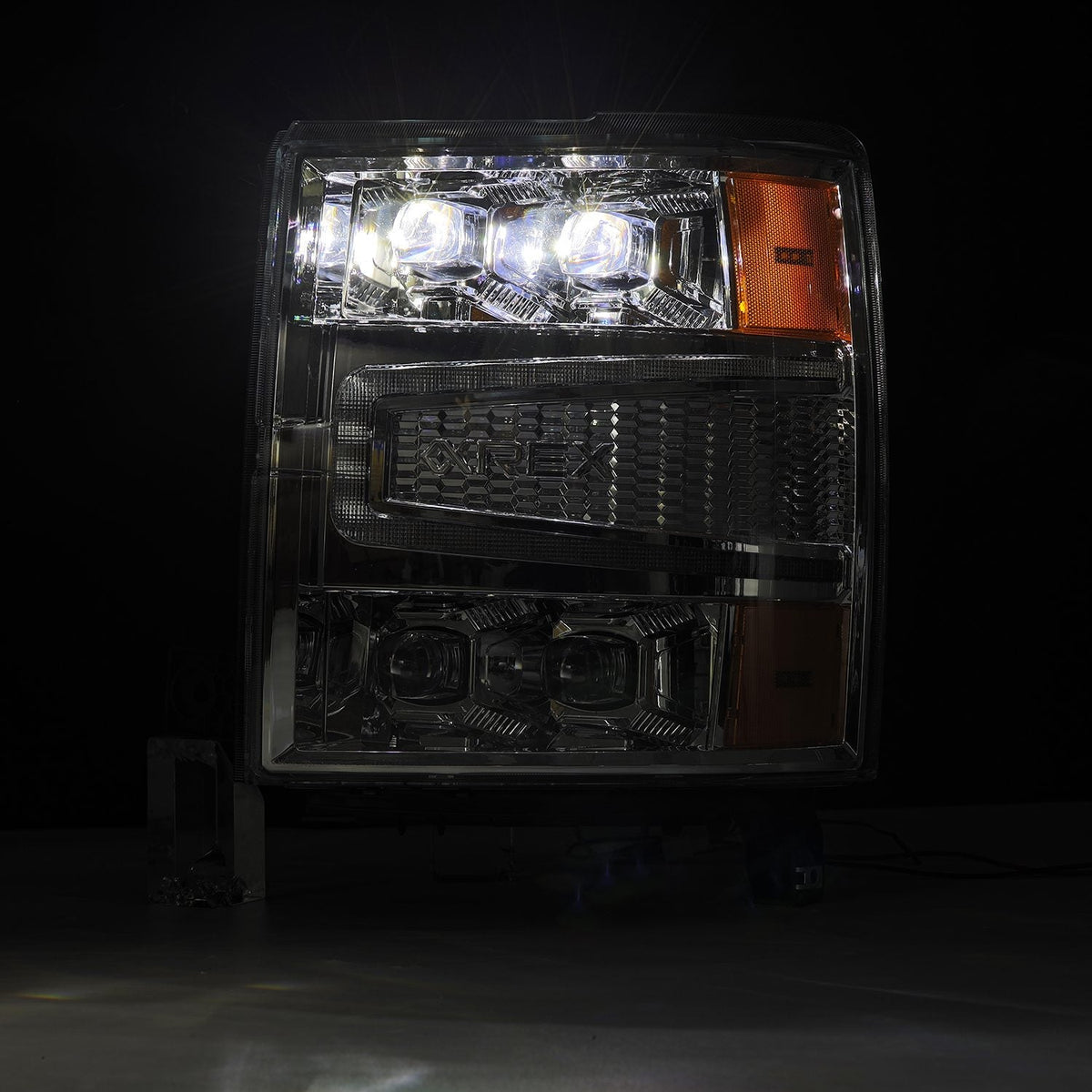 AlphaRex NOVA-Series LED Projector Headlights for Chevrolet Silverado 1500 - Chrome