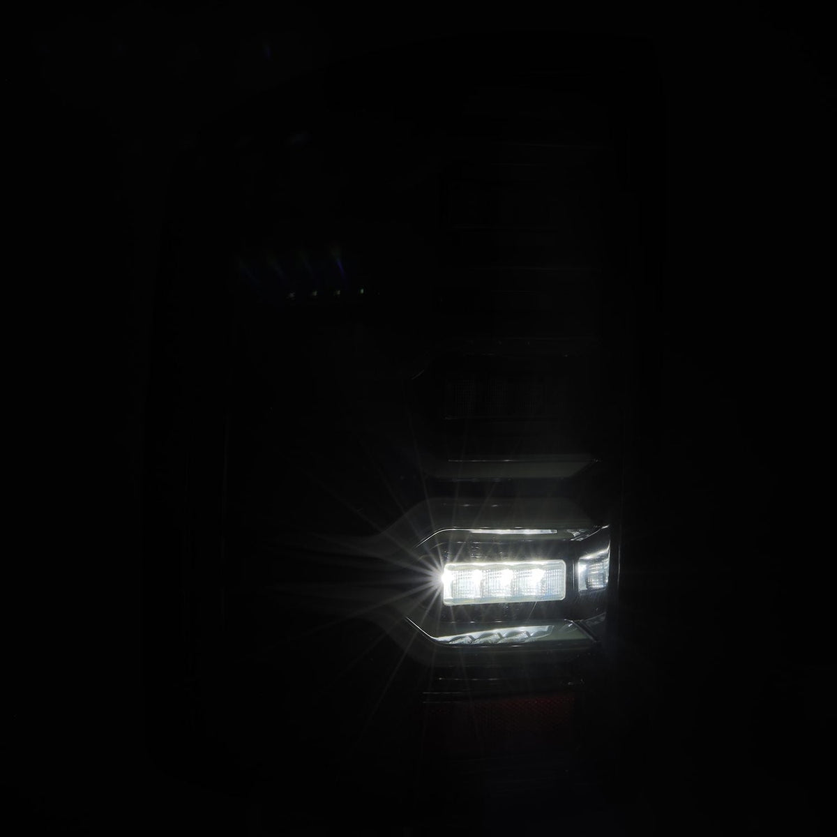 AlphaRex LUXX-Series LED Tail Lights for GMC Sierra HD 2500/3500 / GMC Sierra 1500 - Alpha-Black