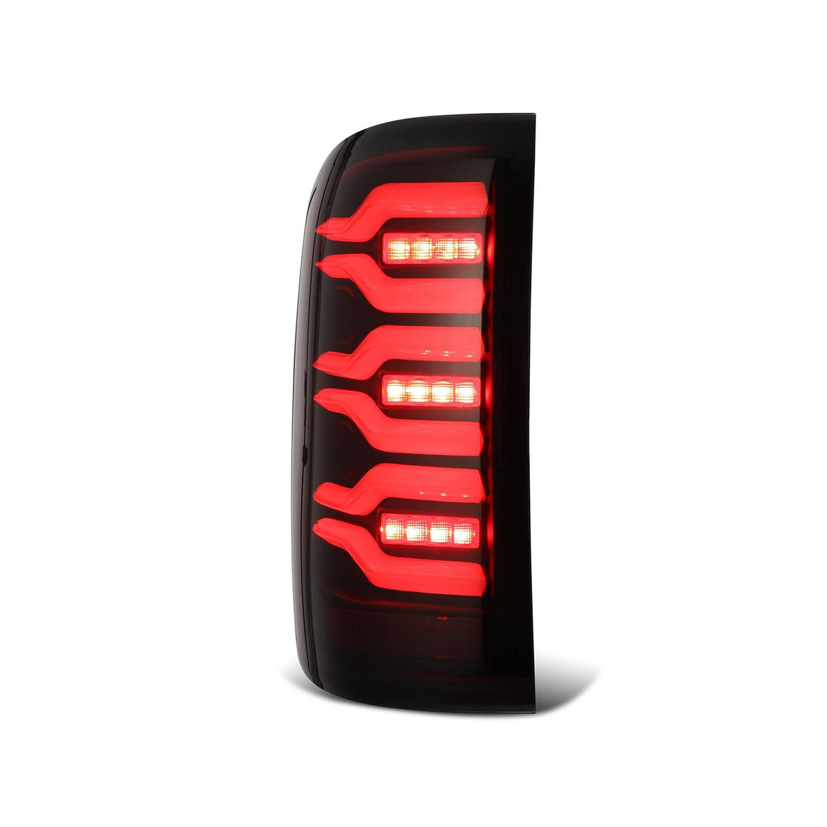 AlphaRex LUXX-Series LED Tail Lights for GMC Sierra HD 2500/3500 / GMC Sierra 1500 - Black Smoke
